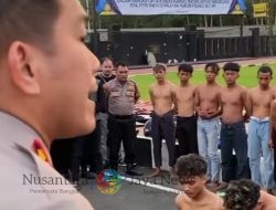 Geber Motor di Depan Polres, 45 Pesilat di Blitar Ditangkap Usai Konvoi Ugal-Ugalan