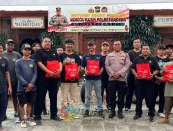 Polres Badung Gelar “Minggu Kasih” di Canggu, Ajak Masyarakat Jaga Kamtibmas