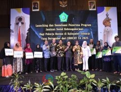 Pemkab Sidoarjo Cover Pekerja Rentan dengan BPJS Ketenagakerjaan