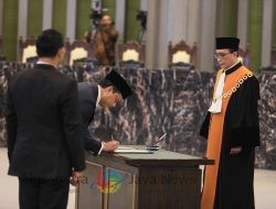 Thomas A.M. Djiwandono Resmi di Lantik Sebagai Anggota Dewan Komisioner OJK Ex-Officio Kementerian Keuangan