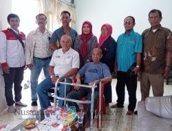 DPW IMO Indonesia Sumut Kunjungi Wartawan Senior H Sofyan dalam Peringatan Hari Pers Nasional 2025
