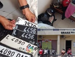 Polsek Sukolilo Tangkap Tiga Pelaku Curanmor, Temukan Barang Bukti Jas Hujan dan Pelat Nomor