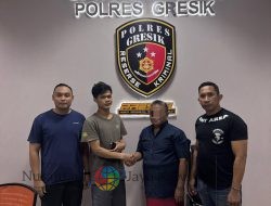 Kurang dari Satu Jam, Timsus Macan Giri Polres Gresik Berhasil Ungkap Kasus Pencurian HP
