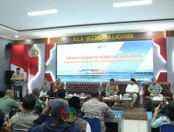 Cegah Terjadinya Konflik Nelayan Berkepanjangan, AKBP Hendro Pimpin Rakor Bersama Nelayan Bangkalan-Sampang dan Instansi Terkait
