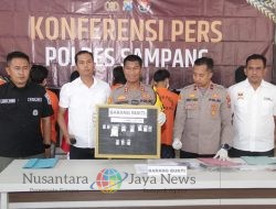 Polres Sampang Ungkap Kasus Narkotika, Amankan Sejumlah Tersangka dan Barang Bukti 11 Poket Sabu