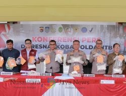 Polda NTB Berhasil Mengamankan Sebanyak 248 Tersangka dalam 165 Kasus Narkoba
