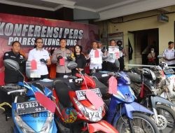 Polres Tulungagung Ungkap  Kasus Curanmor, Enam Tersangka Diamankan