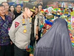 Polda Bali Gelar Operasi Pasar Murah Jelang Nyepi dan Idul Fitri di Pasar Badung
