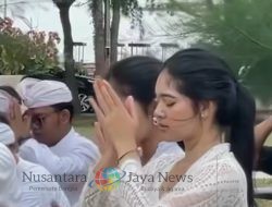 Khusyuknya Upacara Melasti di THP Kenjeran Utara, Sambut Hari Suci Nyepi Tahun Saka 1947