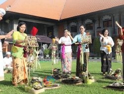 Umat Hindu Polda Bali Gelar Upacara Tawur Agung Kesanga, Lestarikan Tradisi Menjelang Nyepi