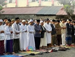 Polda Bali Amankan Sholat Idul Fitri 1446 H di Lapangan SMA 4 Denpasar