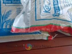 Jalin Hubungan Baik Winnie Kaori Berikan Beras Untuk Insan Pers