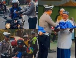 Dit Lantas Polda Bali Berbagi Takjil, Wujud Kepedulian di Bulan Ramadan