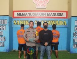 Polres Pelabuhan Tanjung Perak Tangkap Tiga Pelaku Penusukan di Jl. Jakarta Surabaya, Satu Pelaku DPO