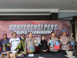 Polres Tulungagung Ungkap 4 Kasus Peredaran Bahan Peledak di Operasi Pekat Semeru 2025