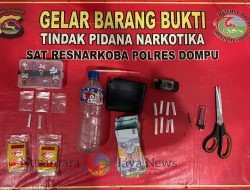Asik Dagang Shabu Di Bulan Ramadan, Pria Asal Renda di Libas Timsus Polres Dompu