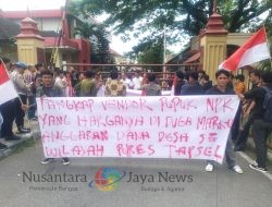 Aksi Jilid II GMPET-SU Desak Poldasu Copot Kapolres Tapsel Dugaan Kasus Mark UP Pengadaan Pupuk