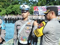 Pastikan Pengamanan Hari Raya Idul Fitri 1446 H Lancar, Kapolres Bangkalan Pimpin Apel Gelar Pasukan Operasi Ketupat Semeru 2025