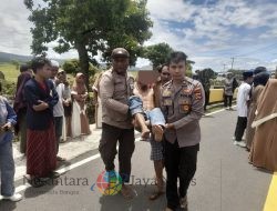 Laka Tunggal di Jembatan Hodo Satu Orang Tewas di Tempat, Polsek Pekat Turun Tangan