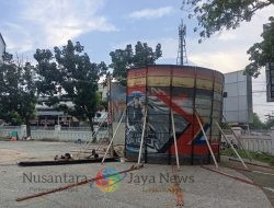 Aliansi masyarakat Medan Estate Bersatu Soroti Lahan Aset Negara Dispora Sumut Beralih Fungsi Menjadi Pasar Malam