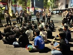 34 Pemuda Berpakaian Hitam Diamankan Polrestabes Surabaya Usai Konvoi di Depan Grahadi Surabaya