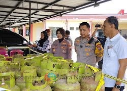 Honorer Bapenda Jadi Tersangka LPG Oplosan, Kapolres Bangkalan : Per Hari Raup Keuntungan Rp1,9 Juta!