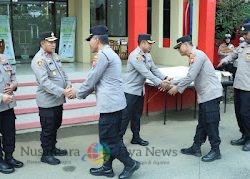 Kapolres Bangkalan Gelar Halal Bihalal Bersama Personel Pasca Idul Fitri 1446 H