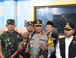 Pastikan aman dan lancar Arus Mudik, Forkopimda Sidoarjo tinjau Poskotis Pam Idul Fitri 1446 H