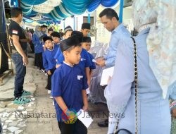 Pembina GRIB Jaya Kota Medan, Ferdy Sembiring Gelar Halal Bihalal Bersama 300 Anak Yatim Piatu di Kediamannya