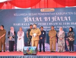 Kapolres Gresik AKBP Rovan Richard Hadiri Halal Bihalal Forkopimda, Pererat Sinergitas Antar Instansi di Gresik