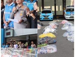 Polres Tulungagung Ungkap 39 Balon Udara Ilegal Pasca Lebaran, 16 Pelaku Diamankan