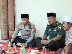 Bersama Dandim 0829, Kapolres Bangkalan Bersilaturahmi dengan Tokoh Agama