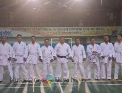 Pasca Lebaran, Satpam HPI – PLN UIP JBTB Tingkatkan Latihan Karate Demi Keamanan Optimal