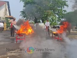 Tangguh dan Sigap: Penyegaran Fisik & Simulasi Kebakaran Satpam HPI di PLN JBTB