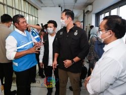 Kemenko Infra, Wamen PU dan Wagub Jatim Serta Dir Mpro dan EBT PT PLN (Persrero) Tinjau Biomassa PSEL Benowo Surabaya