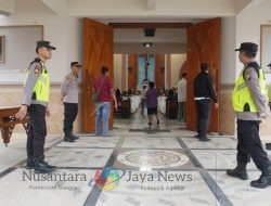 Amankan Ibadah Paskah, Polres Bangkalan Siagakan Personel di Gereja Paroki Maria Fatima
