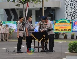 Kunjungan Kerja, Kapolda Jatim Pimpin Upacara Sertijab Kapolres Tuban