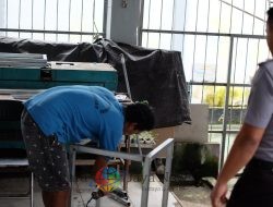 Kreatif di Balik Jeruji, WBP Rutan Rantau Produksi Meja dari Baja Ringan