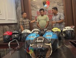 Polres Situbondo Berhasil Amankan Residivis Pencurian Helm dan Sita Puluhan Barang Bukti