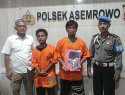 Polsek Asemrowo Amankan dua Residivis Dari Amukan Masa Usai Curi Motor