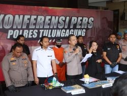 Polres Tulungagung Ungkap Dugaan Korupsi Dana Desa Rp743 Juta di Kradinan