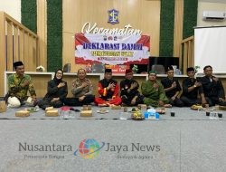 Luar Biasa Pesilat Sekecamatan Simokerto Kompak Anti Tawuran Sepakat Wani Jogo Suroboyo