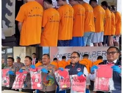 Polres Badung Tangkap 9 Pengedar Narkoba, Sita 188 Gram Sabu dan 10 Butir Ekstasi