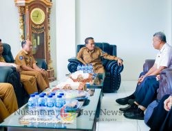 Kunker Kepala BPK Perwakilan Provinsi NTB di Terima Wabup dan Sekda Dompu