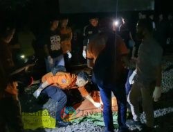 Pria Tanpa Identitas Tewas Tertabrak Kereta di Kalibokor Kencana Surabaya