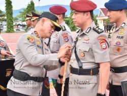 Kapolda Sulteng Pimpin Sertijab 8 Pejabat Utama dan 5 Kapolres Jajaran