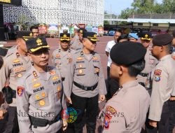 Apel Perdana, Kapolres Trenggalek Usung Tagline `Bekerja Untuk Ibadah, Mengabdi Untuk Masyarakat`
