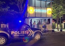 Cegah Premanisme, Kapolsek Kamal Pimpin Patroli Malam di Seputaran Kampus UTM