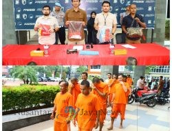 Satreskrim Polres Gresik Ungkap 15 Kasus Kriminal Selama April 2025, 22 Tersangka Diamankan