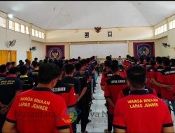 Kalapas Jember Berikan Penguatan kepada Para Tamping